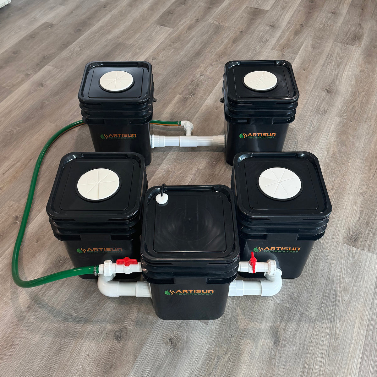Buy RDWC Hydroponic System 8 Gallon 4-Site | Artisun Technology LLC