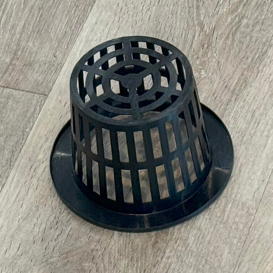 plant pots for drain pipes Shop 4" Wide Lip Net Pots Black - 10 Pack