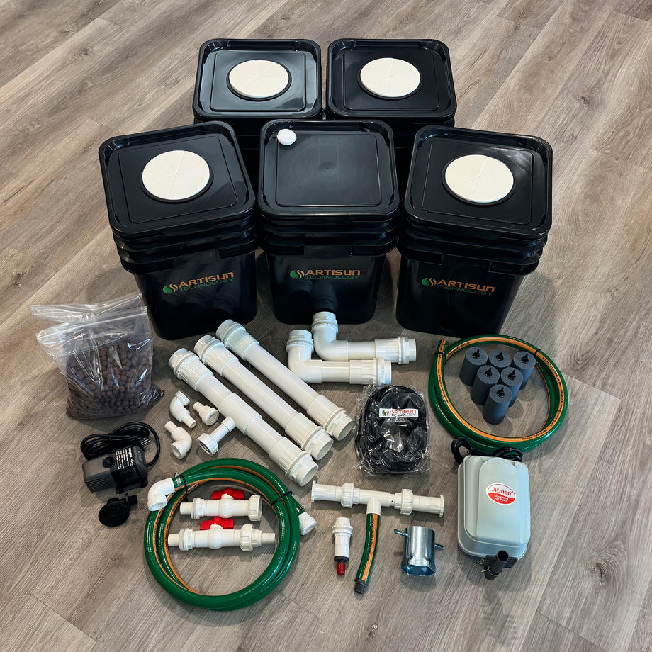 Buy RDWC Hydroponic System 8 Gallon 4-Site | Artisun Technology LLC