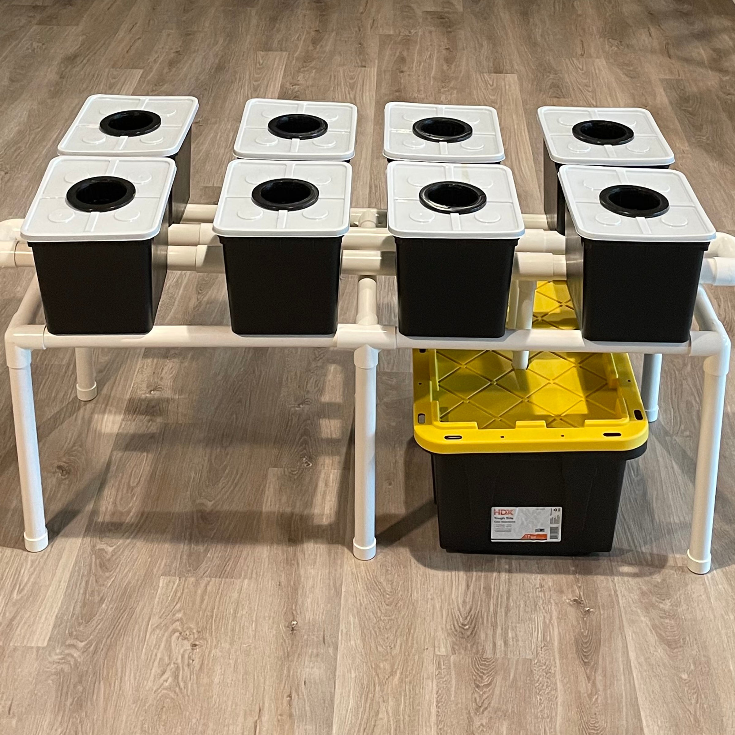 Bucket Frame Rests Shop Dutch Bucket Support Frame Kit | Holds 8 Hydro Buckets